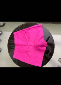 Hot Pink High-Waisted Shorts