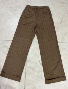 Dockers Brown Pinstripe formal Trousers | Size 30