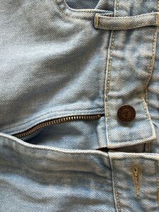 high rised- wide leg Light Wash Denim Jeans