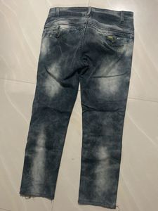 Distressed Acid wash SPOILT Denim Jeans
