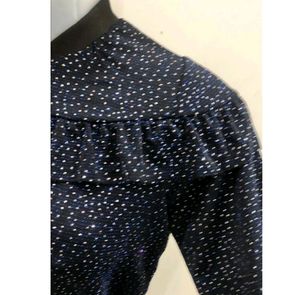 Shining Zipper Sweater For Women Length 18