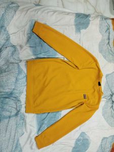 Yellow Crew Neck Sweatshirt