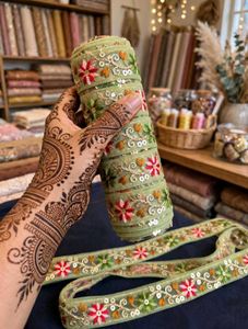 Embroidered Lace Trim - 9 Meters