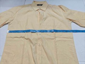 Men's Light Yellow Classic Shirt