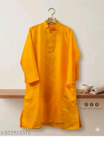 Men's Yellow Kurta