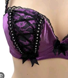 Lace &amp; Satin Push-Up Bras - Set of 2