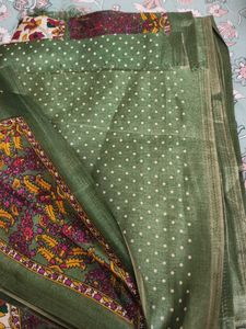 Designer Pasmina Saree with Blouse