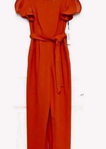 Calvin Klein Orange Jumpsuit Brand new
