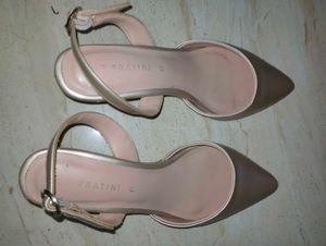 FRATINI PU Womens Buckle casual kitten heels