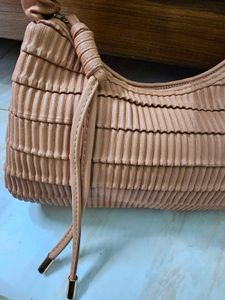 Stylish Ruched Handle Shoulder Bag