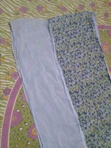 Blue Floral Scarf