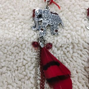 Feather earing