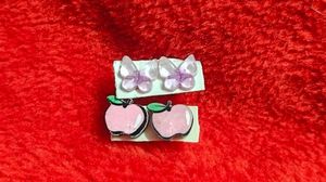 Cute Apple & Butterfly western Earrings 🍎🦋