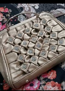 Sparkling Gold Clutch Bag
