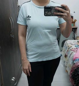 Adidas Light Blue T-Shirt