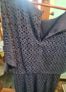 Chic Crochet Off-Shoulder Dress