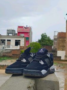 🐈BLACK CAT JORDAN RETRO 4 Shoes