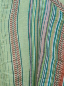 Vibrant Striped Cotton Kurta