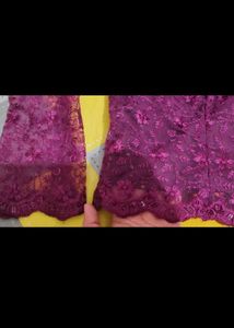 Elegant Purple Lehenga Choli Set