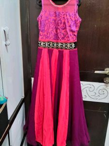 Stunning Pink &amp; Magenta Gown