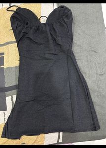 Sparkly Black Mini Dress