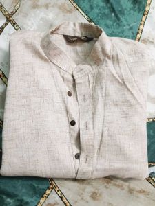 Men's Beige Kurta