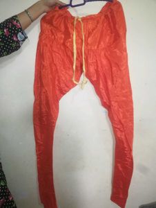 Stunning Orange Embroidered Kurta