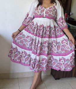 Boho Paisley Tiered Maxi Dress