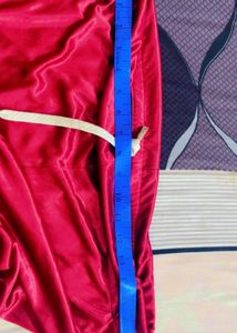 Maroon Satin Pajama Set