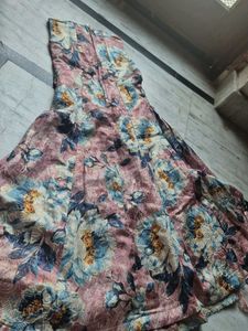 Beautiful Floral Print Maxi Dress