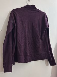 Burgundy Open Front shrug for winters