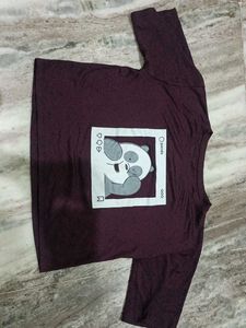 Cute Panda Graphic T-Shirt
