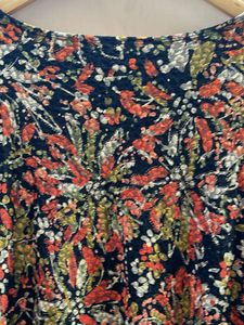 Chic Floral Print Long Sleeve Top