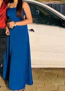 Elegant Royal Blue Maxi Dress
