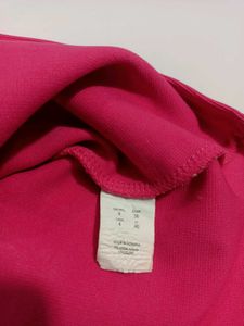 Hot Pink Cargo Mini Skirt Made in Romania