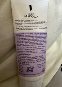 Sokora Sunscreen SPF 50