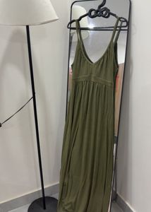 Olive Green Maxi Dress