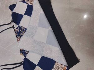 Scarf Print Halter Top