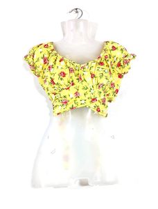 Yellow Floral Top (Women)