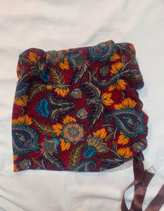 Paisley Print Skirt
