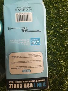 3 in 1 USB Cable 3a fast charging