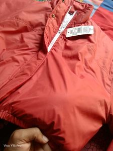 Trendy Red Bomber Jacket