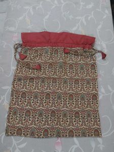 Boho Drawstring Pouch Bag