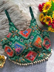 Vibrant Embroidered Ethnic Blouse