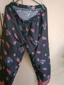 Charming Floral Print Pajama Top