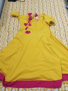 Aachho Yellow Kurta