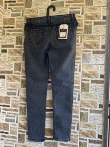 Grey High Waist Jeans
