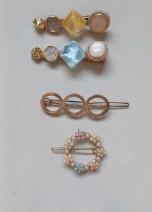 Set of 4 Cute Hair Clips