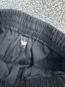 Black Wide Leg Lounge Pants