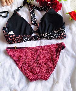 Leopard Print Bikini Set